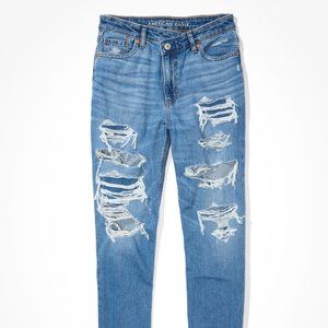American Eagle Mom High Rise Jeans, Size 2, 26W, Curvy